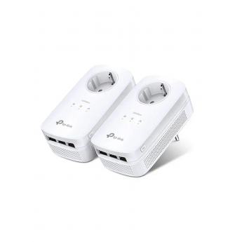 Комплект гигабитных Powerline-адаптеров TP-LINK TL-PA8030P KIT AV1300 со встроенной розеткой