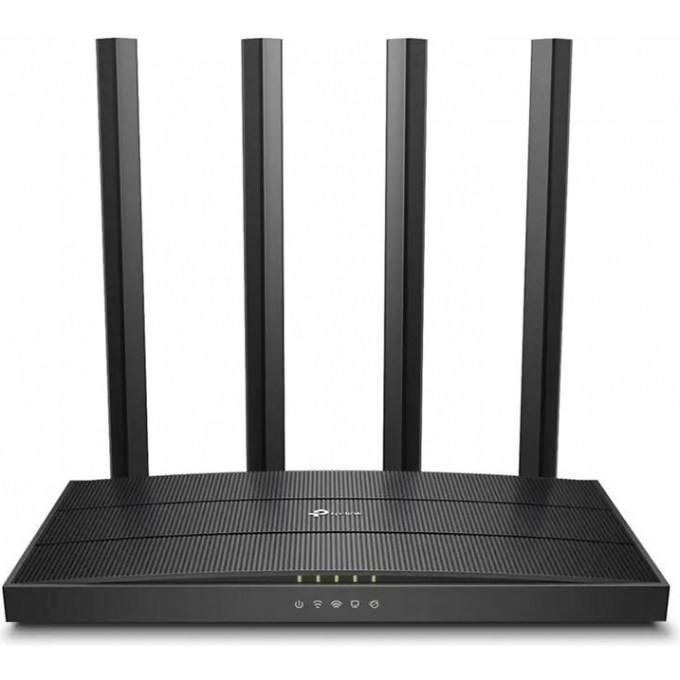 Wi-Fi роутер TP-LINK ARCHER C6, Wi-Fi 5, AC1200, 2.4/5ГГц, 4 LAN, черный Archer C6 V2